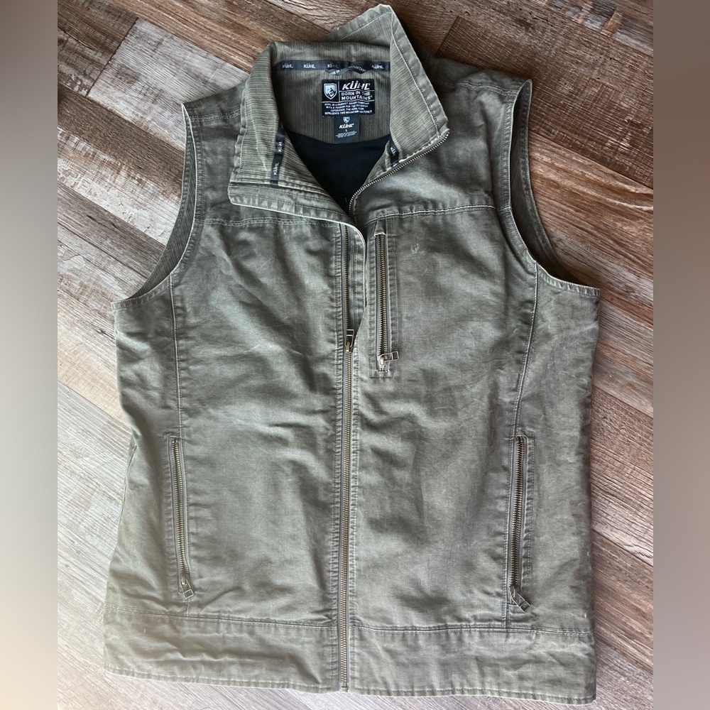 Men's Olive Green Kuhl Vest